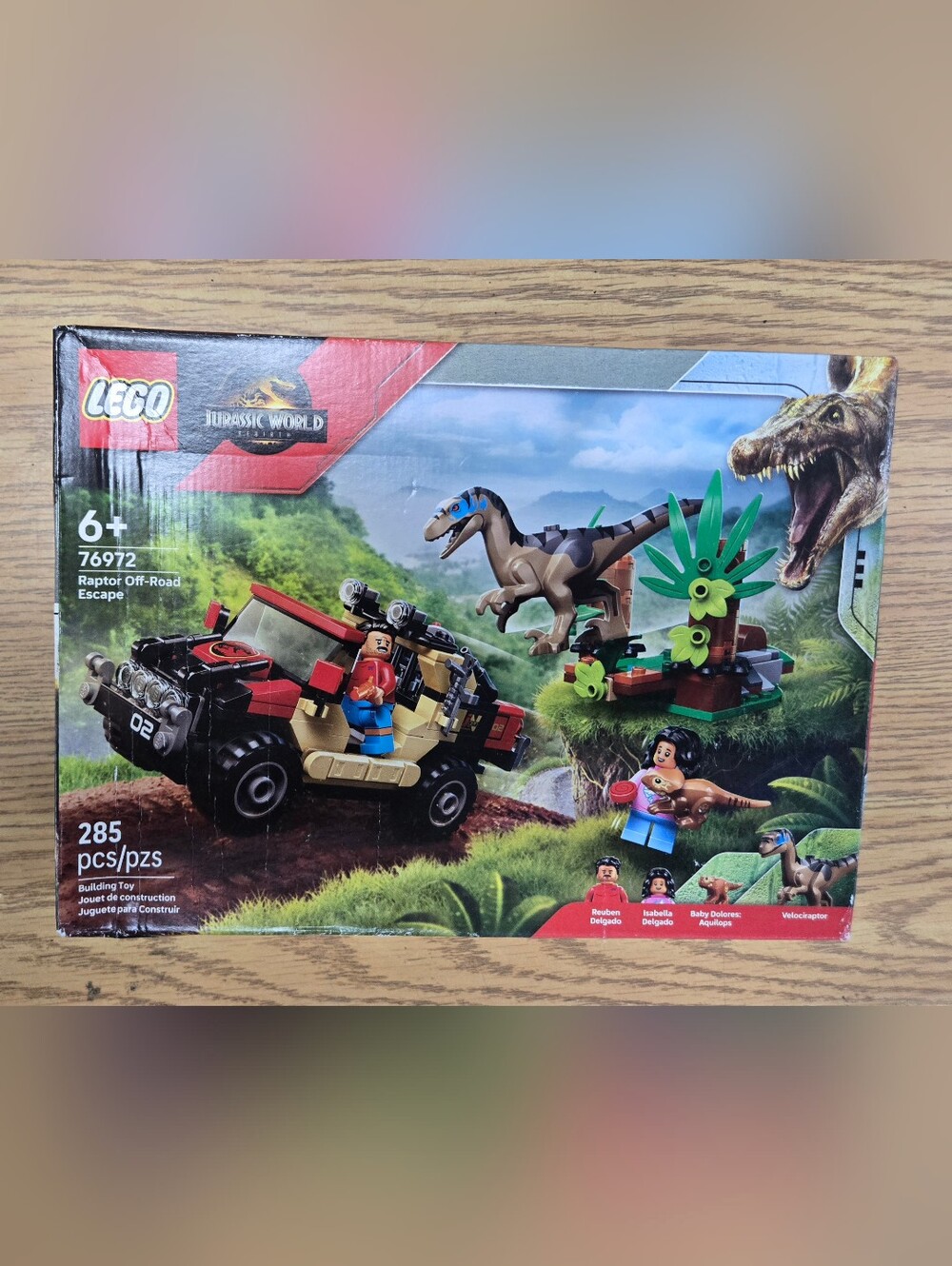 Lego Jurassic World Raptor Off-Road Escape (76972) Sealed